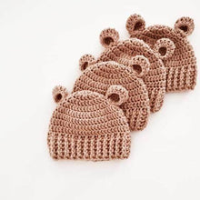 Load image into Gallery viewer, Premmie &#39;Bear&#39; Beanie - Bamboo Cotton