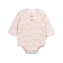 Load image into Gallery viewer, Henley Bodysuit - Geese (00000)