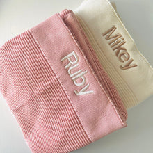 Load image into Gallery viewer, Personalised Baby Blanket