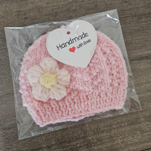 Handmade 'My First' Premmie Beanie (Multiple Colour Options)