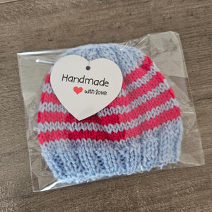 Handmade 'My First' Premmie Beanie (Multiple Colour Options)