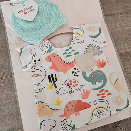 Handmade Premmie Gown & Beanie - 2kg 'Boy'