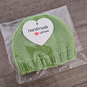 Handmade 'My First' Premmie Beanie (Multiple Colour Options)