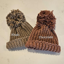 Load image into Gallery viewer, Premmie &#39;Pom Pom&#39; Beanie (Ribbed) - Bamboo Cotton