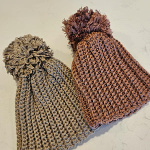 Premmie 'Pom Pom' Beanie (Ribbed) - Bamboo Cotton
