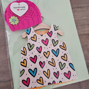 Handmade Premmie Gown & Beanie - 1.2kg 'Girl'