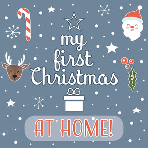 'My/Our First Christmas' Milestone Card