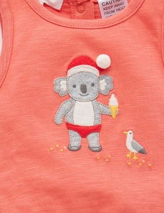 Koala Santa Bodysuit - Size 0000