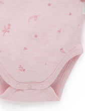 Load image into Gallery viewer, Pure Baby Easy Neck Long Sleeve Bodysuit 2 Pack - Pale Pink Blossom