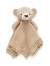 Load image into Gallery viewer, Knitted Bear Comforter - Camel