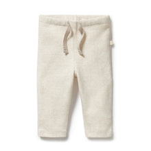 Load image into Gallery viewer, Organic Stripe Rib Legging - Oatmeal