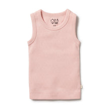 Load image into Gallery viewer, Organic Pointelle Singlet - Cantaloupe