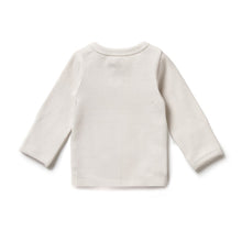 Load image into Gallery viewer, Organic Stripe Rib Long Sleeved Top - Clay