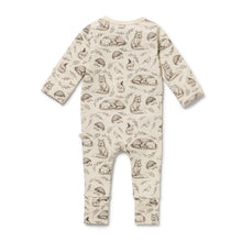 Load image into Gallery viewer, Foxglove Forest Organic Zipsuit