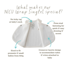 Load image into Gallery viewer, Earlybirds Pointelle Wrap Singlet
