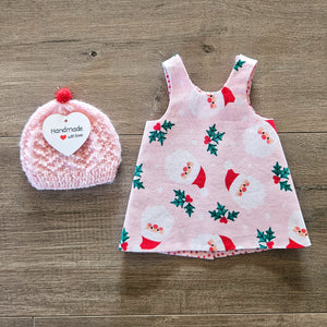 Handmade Premmie "Christmas" Gown & Beanie - 2kg 'Girl'