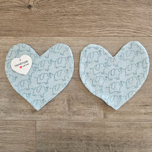 Load image into Gallery viewer, Handmade Bonding Hearts - Small 2pc (Multiple Fabric Options)