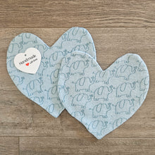 Load image into Gallery viewer, Handmade Bonding Hearts - Small 2pc (Multiple Fabric Options)