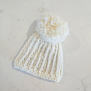 Premmie 'Pom Pom' Beanie (NEW) - Bamboo Cotton