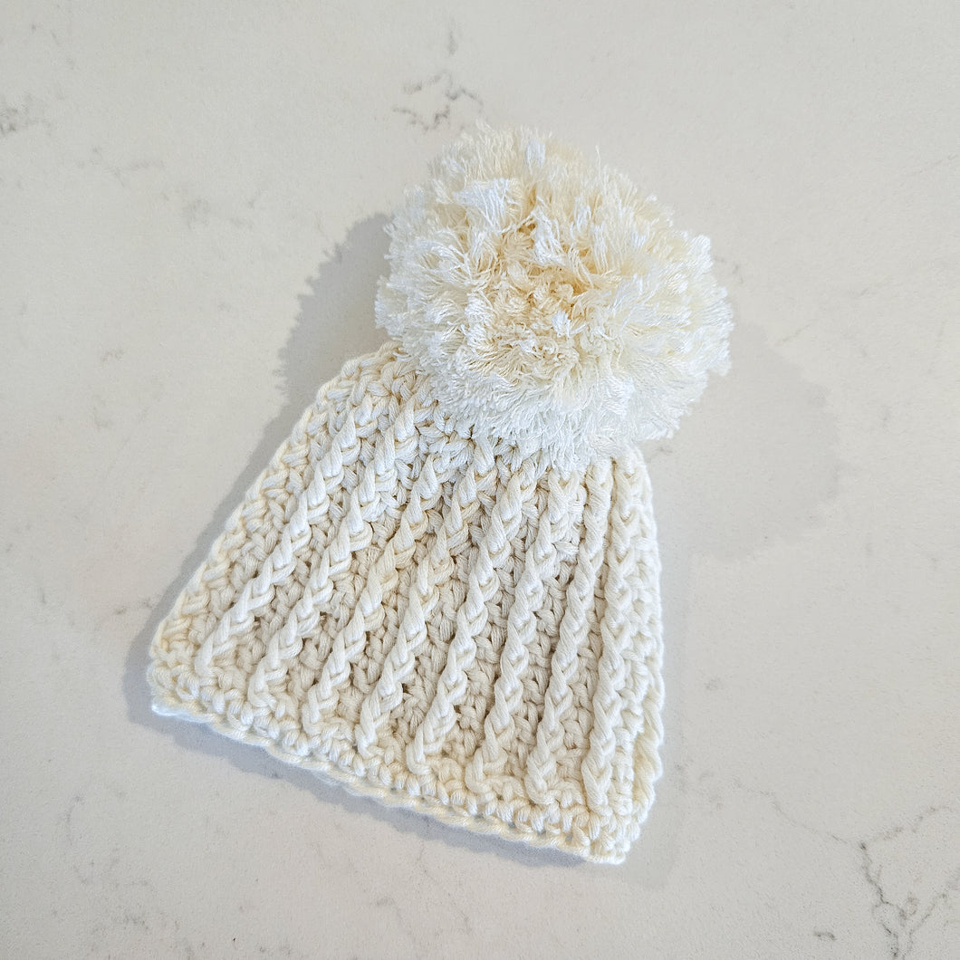 Premmie 'Pom Pom' Beanie (NEW) - Bamboo Cotton