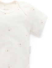 Load image into Gallery viewer, Easy Neck Short Sleeve Bodysuit 2 Pack - Vanilla Bear (00000)