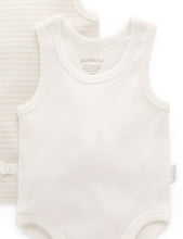 Load image into Gallery viewer, Rib Bodysuit 2 Pack - Wheat (00000)