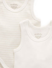 Load image into Gallery viewer, Rib Bodysuit 2 Pack - Wheat (00000)