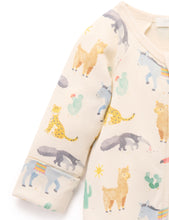 Load image into Gallery viewer, Printed Zip Growsuit - Animal Fiesta (00000)