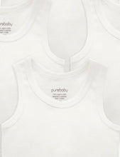 Load image into Gallery viewer, Rib Bodysuit 4 Pack - White (00000)