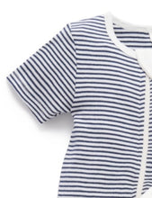 Load image into Gallery viewer, Short Zip Growsuit 2 Pack - Vanilla Nautical (00000)