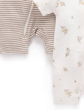 Load image into Gallery viewer, Short Zip Growsuit 2 Pack - Vanilla Wattle Bee (00000)