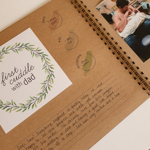 Small but Mighty Premature Baby NICU ScrapBook Baby Book 