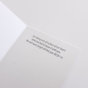 'Thankyou' NICU Greeting Card