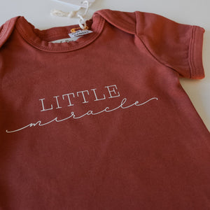 'Little Miracle' Bodysuit - Short Sleeve (4 Colours)