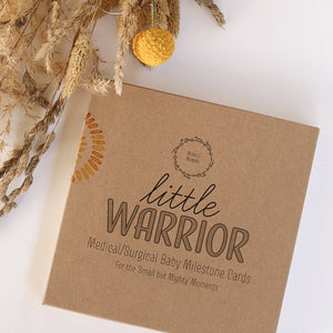 'Little Warrior' Milestone Cards