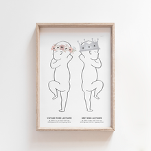 Load image into Gallery viewer, Baby Birth Print Birth Poster Twin Sibling Baby Announcement Nursery Art
