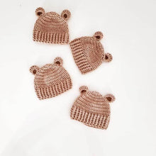 Load image into Gallery viewer, Premmie &#39;Bear&#39; Beanie - Bamboo Cotton