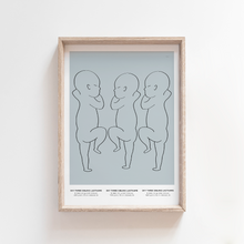Load image into Gallery viewer, Baby Birth Print Birth Poster Sibling Baby Announcement Nursery Art