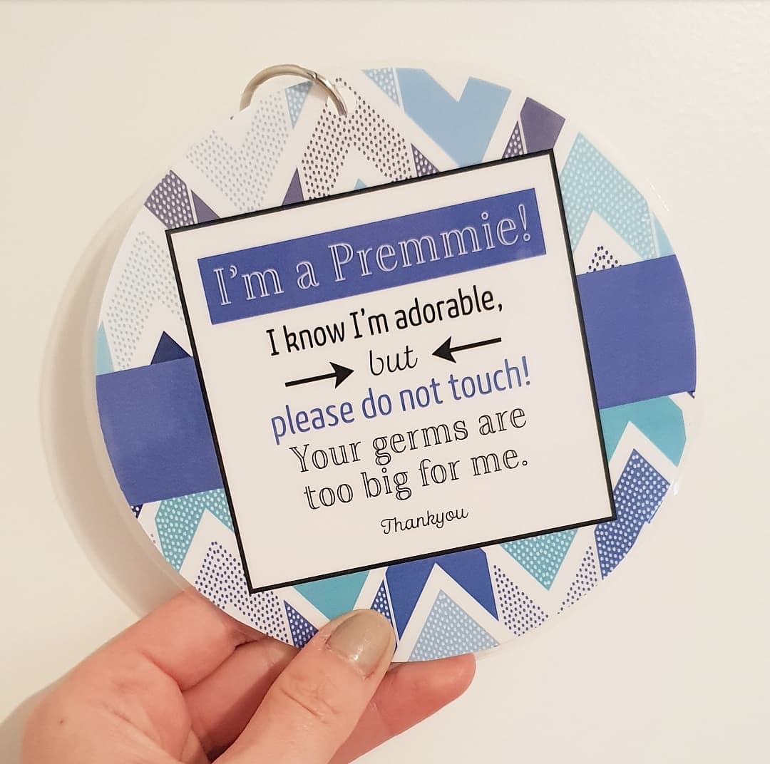 'I'm a Premmie' Pram Tag - Colour – Miracle Mumma