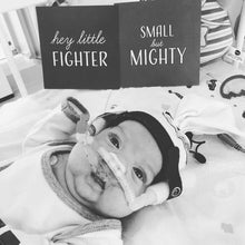 Load image into Gallery viewer, Premature Baby Premmie NICU PICU Surgical Medical Baby Milestone Cards Warrior