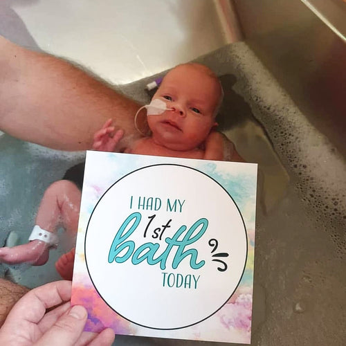 Premature Baby Premmie NICU Milestone Cards Gift
