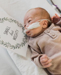 Premature Baby Premmie NICU Milestone Cards Small But Mighty