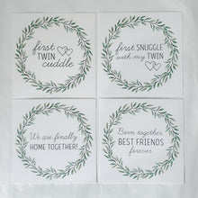 Load image into Gallery viewer, Premature Baby Premmie NICU Twin Milestone Cards Gift