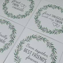 Load image into Gallery viewer, Premature Baby Premmie NICU Twin Milestone Cards Gift