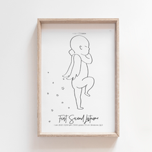 Load image into Gallery viewer, Angel Baby Zero Print | 1:1 Birth Print | Digital File