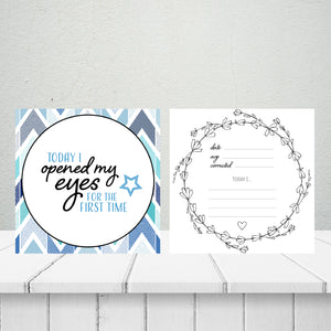 Premature Baby Premmie NICU Milestone Cards Gift