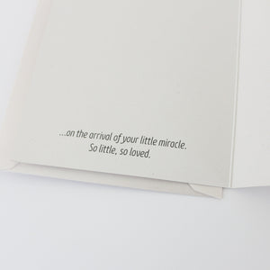 Premature Baby NICU Baby Gift Card Greeting Card