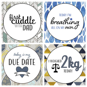 Premature Baby Premmie NICU Milestone Cards Gift