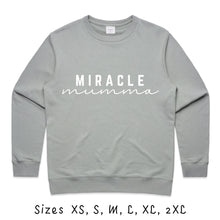 Load image into Gallery viewer, Miracle Mumma Ladies Crew Jumper