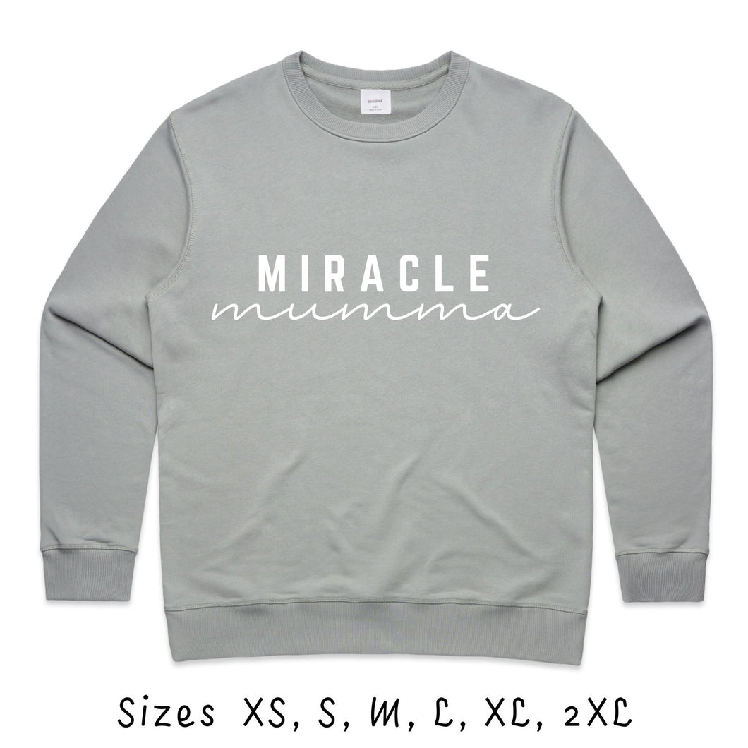 Miracle Mumma Ladies Crew Jumper
